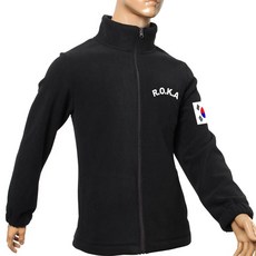 刺繡搖粒絨 黑色