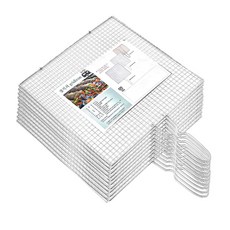 양면 손잡이 접석쇠 접이식 구이용 석쇠, 10개