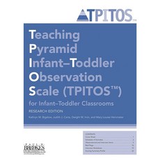 Teaching PyraMID 미드 Infant–Toddler Observation Scale TPITOS for Classrooms ResEAR 이어ch EDITION 에디, Teaching PyraMID 미드 Infant–Tod