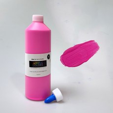 아크릴물감 500ml 전문가용, 1개, 17-핫핑크