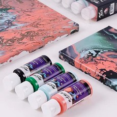 Mont Marte 流動丙烯顏料 240ml, 一般色+金屬色一套25色，限郵寄