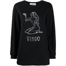 알베르타페레티 버고 크리스털 장식 스웨터