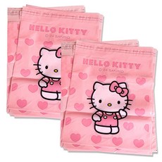 레더스 산리오 차량용 쓰레기봉투, 60개, 헬로키티 S85H03