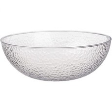 ECLATIS Lillian COLLECTION 컬렉션 멋진 투명 플라스틱 원형 해머드 볼 - 30.5cm12인치 1개 독특한 질감 명품 디자인 파티 및 디스플레이에 적합 16, 1