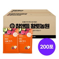 참앤들황토농원 NFC 착즙 ABC주스 사과 비트 당근 알뜰팩 7000ml 2개, 7L