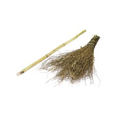 鑫燁五金 竹掃把，適用社區打掃、園藝整理與工地清掃, 1個, 竹掃把（1-10隻）