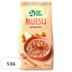 원데이모어 드라이드 푸룻 뮤즐리 시리얼, 700g, 5개