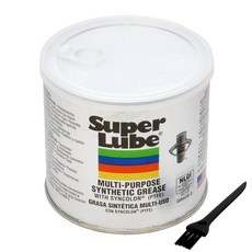 슈퍼루브 테프론 구리스 400g 브러쉬 세트 미국산 미제 키보드 커피머신 식품용 식용 윤활제 방청 고온 내열, 1개