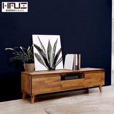 TV 거실장 티비다이 150cm WB267, 화이트, 화이트
