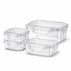 NF LOCK 엔에프락 밀폐용기 트라이탄 데일리세트 (직사각(칸막이) 635ml + 직사각 1200ml + 정사각(칸막이) 780ml*2개), 1개