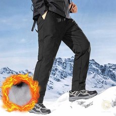 스토어-지유 바지 팬츠 깔깔이 오토바이 방풍바지, 그레이 34-35