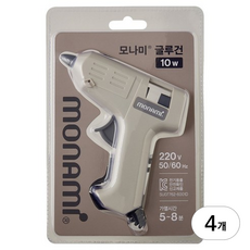 모나미 글루건 혼합색상, 4개