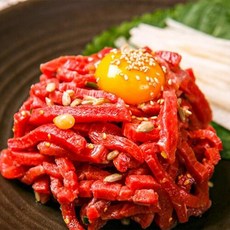 농가살리기 암소한우 1+등급 이상 육회 (소스증정), 200g, 2개