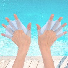 슬기로운 일상생활 손가락 물갈퀴 2P 수영트레이닝도구, L, L