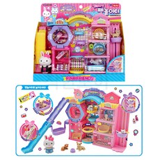 핑크래빗 펫 놀이터 펫하우스 애견샵 역할놀이, 1개, 핑크