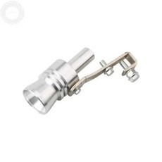 자동차 개조 터빈 휘슬 사운드 장치 배기 파이프 테일 스로트 링, 기본, 16. Silver S code