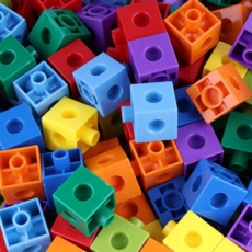 블록 놀이 교구 어린이 창의력 대용량 유아 블록 완구 학습 플라스틱 논리 쌓기 수학 사각