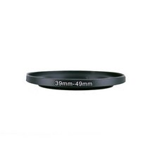 39mm-49mm 스텝업 렌즈 필터 금속 링 어댑터 검정색, 한개옵션0