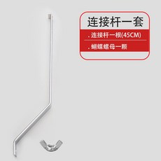 釣友俱樂部 橋筏摺疊抄網 橋上筏釣配件 撈魚網帶繩, 1個, 淺灰色,其他