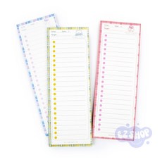 체크리스트 메모지 50매 할일노트 할일메모지, 노랑