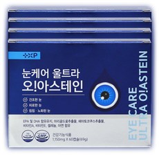 눈침침 건조 피로 한 눈 영양제 루테인 지아잔틴 아스타잔틴 눈케어 울트라 오!아스테인, 6개, 10회분