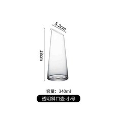 日式企鵝玻璃分酒器 340ml 醒酒器, 1個, 企鵝玻璃分酒器 透明 340ml