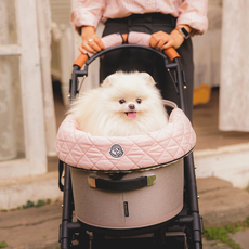 HARRYS PET Plie系列寵物推車專用舒適防護墊, 粉色, 1個