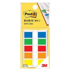 3M 포스트잇 플래그 683-5KP 20매x5색(12x43.6mm)
