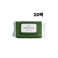 시그니앙 누아르 75g 엠보 77매 10팩 캡형 아기물티슈, 75g 고평량 시그니앙 오가든 20팩 캡형 77매 엠보