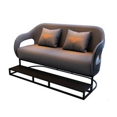 GPZG 臺球室沙發比賽專用卡座，輕奢高端觀球椅桌球廳桌椅組合，提升撞球室專業形象, 雙人座（顏色備註）, 1個