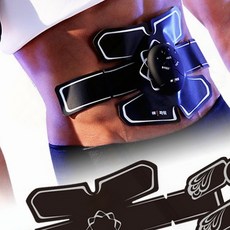 무선 복근 마사지기 안마기 진동 벨트 패드 뱃살 복부 자극, 상세페이지 참조, J마켓 배쏙파워 EMS 마사지기