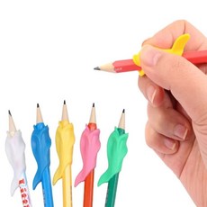 돌고래 실리콘연필그립 연필교정 펜그립