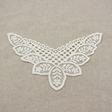 내추럴 격자 플라워 네크라인 모티브(NM-19), 1개