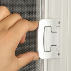여고니야 방충망잠금장치 2P 추락방지 도난방지 창문 잠금장치, 2개 2개