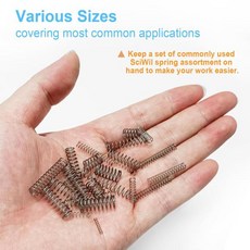 304 스테인리스 스틸 압축 스프링 모음 키트 박스 기계 수리 및 DIY 홈 프로젝트용 15가지 크기의 소형 포, 01 240pcs  box, 01 Mixed Size