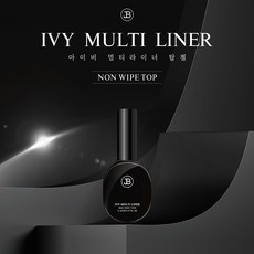 진비 아이비 논와이프 세필 브러쉬 멀티라이너 탑 젤 11ml, 클리어, 1개