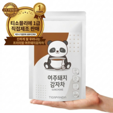 티판다 국산 100% 여주돼지감자차 삼각티백, 1개, 100개입, 1g