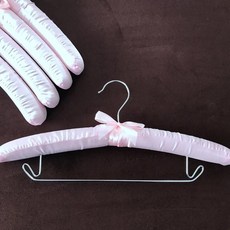 성인 공간 절약 패딩 실크 옷걸이 옷장 보관용, 1개