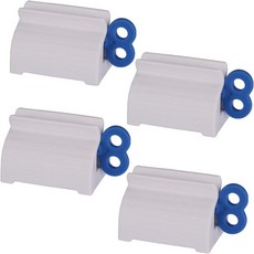 치약튜브 압착기 치약롤러 수동 롤러 공구 칫솔 치약 클립 홀더 스탠드 와인더 by XYKEY 멀티컬러, Blue, 1개, Blue