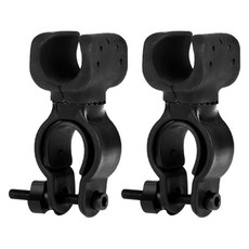 360도 회전형 후레쉬거치대 2호 대형, 2개, 블랙