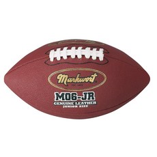 마크워트 제뉴인 레더 풋볼 브라운 미식축구공, 1개