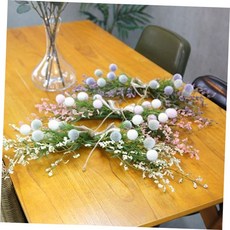 갈란드 동글동글 사랑스러운 폼폼 베리베리 가렌더 3color, 핑크계열