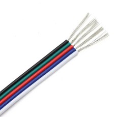 1~ 50m LED 케이블 전선 RGB RGBW RGBWW SMD WS2812B 스트립 라이트 JST 커넥터 용 2 3 4 5 6pin 연장, 03 5 pins, 02 20AWG, 07 2 meters, 1개