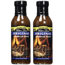월든팜스 오리지날 바베큐 소스 제로칼로리 무설탕 무지방 글루텐프리, 340g, 2개