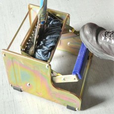 철재 마포 대걸레 발로짜는 탈수 짤순이 마대 막대 밀대짜기 청소용 밀대, 발로짜는 철짤순이, 1개