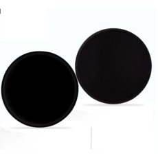 健身滑行盤/gliding disc/協調訓練滑行盤/核心協調訓練盤 核心訓練 平衡訓練 居家健身, 黑色, 1個