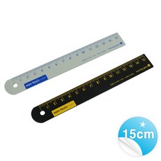 모닝글로리 스틸자 15cm, 1개, 그레이