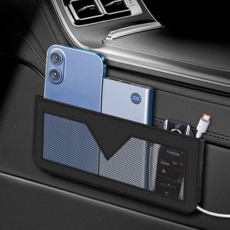 차량 수납 포켓 다용도 틈새 사이드 차량용 수납함 정리함 보관함, 브라운