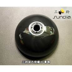 Sundia 三鈴扯鈴配件 炫風透明專用鈴碗, 黑色, 1個