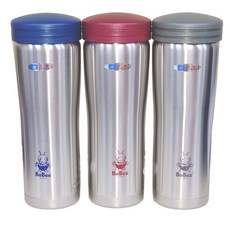 三光牌304不鏽鋼妙用雙層高真空保溫杯 (台製精品), 藍, 500ml, 1個